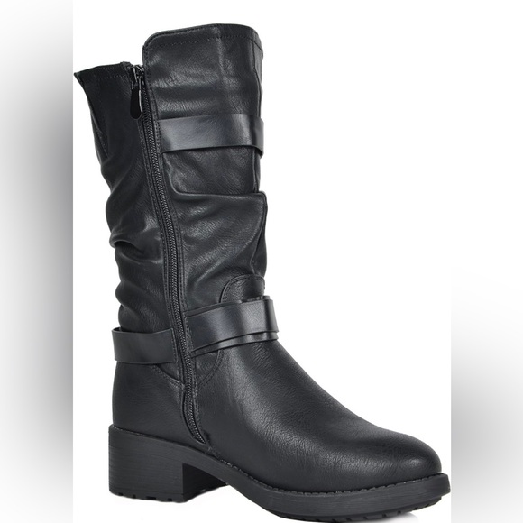 Mid Calf Riding Winter Boots - Picture 6 of 7